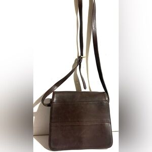 Coach vintage distressed Brown Leather Crossbody Bag